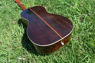 VINTAGE WASHBURN PARLOR GUITAR 1910 - 1915 Style 115 Rosewood Spruce Ebony 287751 5