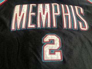 Vintage REEBOK Authentic JASON WILLIAMS 2 Memphis Grizzlies Jersey 52 XXL 2XL 2