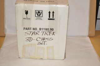 Rare Franklin Star Trek 3d Chess Next Generation TNG w/ Box, 7