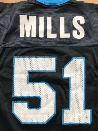 CAROLINA PANTHERS NFL CHAMPION VINTAGE FOOTBALL JERSEY SHIRT SAM MILLS 7