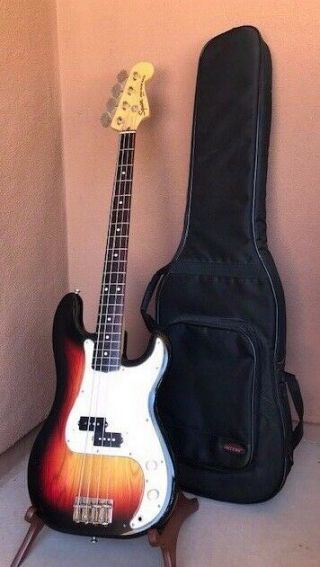 1983 Fender Squier Precision Bass All Vintage P Bass W.  Rosewood (sq)