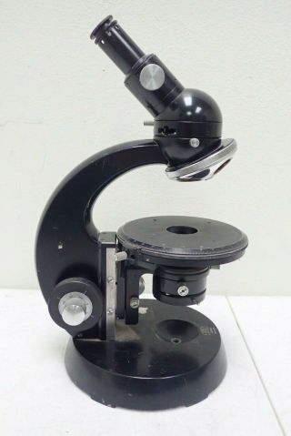 Vintage Carl Zeiss Germany Microscope w/ Condenser 7