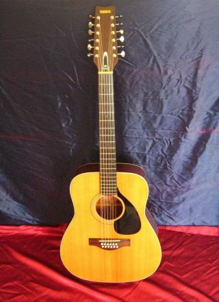 Vintage 1970 Yamaha Fg - 230 Red Label 12 String Guitar