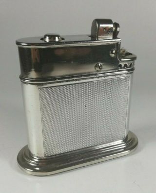Mylflam 835 HH Silver Semi - automatic Table Lighter Germany - Vintage 2