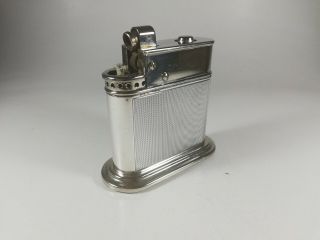 Mylflam 835 HH Silver Semi - automatic Table Lighter Germany - Vintage 3