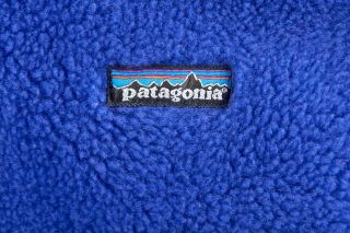 Vintage Mens PATAGONIA Vest XL in Royal Blue PEF Deep Pile Sherpa Fleece USA 3