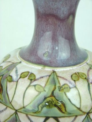 A Rare Royal Doulton Lambeth Art Nouveau Secessionist Vase by Eliza Simmance.  2 8