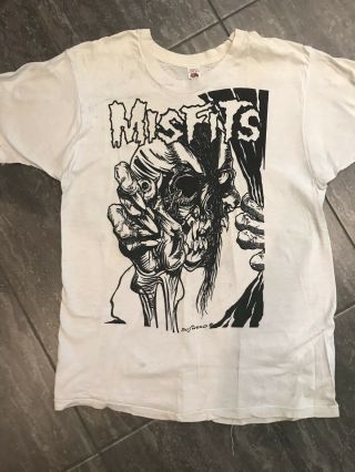 Misfits 80’s Vintage T Shirt,  Rare Pushead,  Danzig,  Samhain,  Plan9
