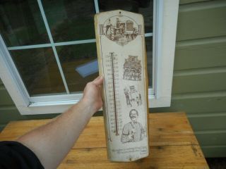 Vintage 24 " Toro Lawn Mowers Turf Supply Co.  Thermometer Metal Sign Rare