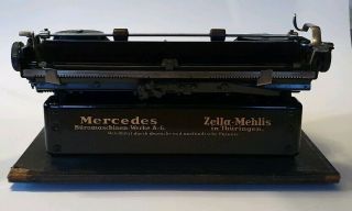 vintage antique portable Mercedes Prima typewriter vgc Z Mehlis.  Prop? 8
