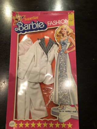 Vintage 1977 City Suit 2342 Outfit For 18” Supersize Doll Barbie Fashions