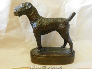 Vintage Metal Laddie Boy Dog 1927 Statue So