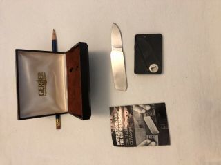 Vintage Rare Gerber Knife With Box And Paperwork