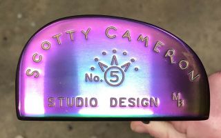 Scotty Cameron Studio Design 5 Putter - - LH - Rainbow Pearl Finish - RARE 3