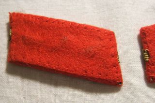 WW2 Japanese Army Sergeant Major Collar Rank - NEAR Originals from CBI Vet 5