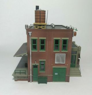 Vintage HO Scale Train Building Detailed Country House Factory Model 2