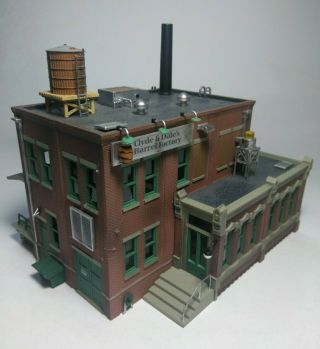 Vintage HO Scale Train Building Detailed Country House Factory Model 6