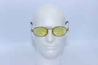 Vintage Cazal Eyeglasses Frames Gold Brown Tortoise Oval Prescription Lens