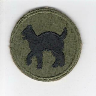 Ww 2 Us Army 81st Infantry Division Green Border Patch Inv C397