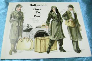 Vtg Paper Doll Convention 2004 Hollywood Wwii Sandra Vanderpool Signed Gorgeous