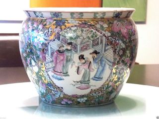 The Bombay Company Vintage Chinese Large Planter Home Garden Decor