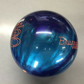Brunswick Vintage Vapor Zone pro cg BOWLING ball 15 lb 3