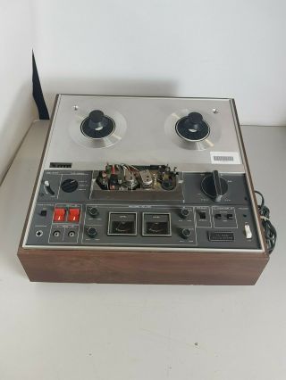Vintage Sony Reel To Reel Tape Recorder Tc - 366 Solid State