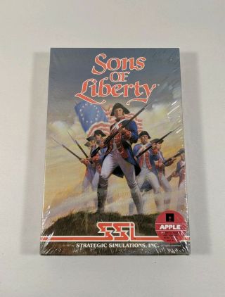 Vintage Sons Of Liberty Revolutionary War Game - Apple Ii Iie Ssi