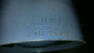 Vtg Primus propane EMPTY Tank blue color 4