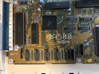 Vintage Commodore Amiga 500 Computer With Gotek Drive Mouse And Psu 11
