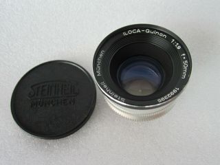 RARE Vintage Steinheil Munchen 50mm f1.  9 ILOCA Quinon Mount 1992395 8