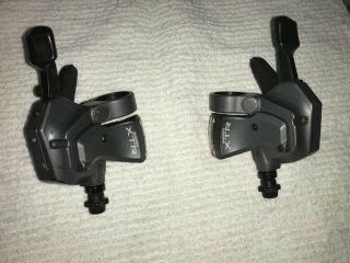 Shimano Xtr Sl - M951 Shifter Lever Set Vintage Dark Grey 3 X 9