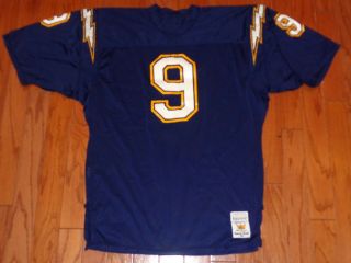 1990s San Diego Chargers Game Vintage Football Jersey Sand Knit Los Angeles