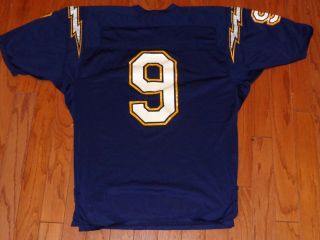 1990s SAN DIEGO CHARGERS GAME VINTAGE FOOTBALL JERSEY SAND KNIT LOS ANGELES 6