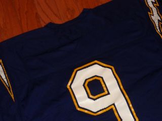 1990s SAN DIEGO CHARGERS GAME VINTAGE FOOTBALL JERSEY SAND KNIT LOS ANGELES 7