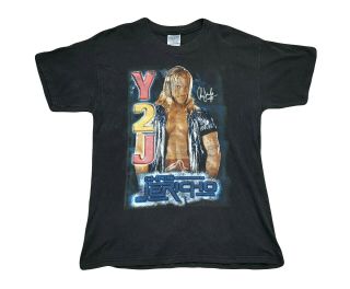 Vintage Wwf Chris Jericho Y2j Bootleg Shirt Large