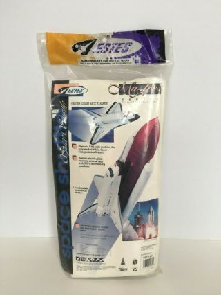 Vintage Estes Masters Series Space Shuttle Flying Model Rocket Kit 1284