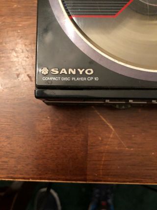 Vintage Sanyo CP 10 Portable CD Compact Disc Player CP10 3