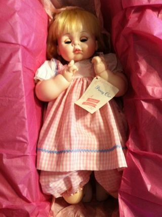 Madame Alexander Large Vintage 1965 Pussy Cat 22 " Crier Baby Doll W/tag