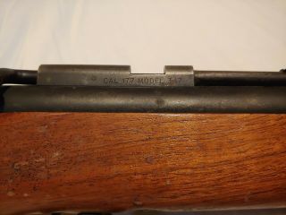 Vintage Benjamin Franklin Model 347 Air Rifle Pellet Gun.  177 Caliber 2