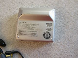 Vintage SONY MZ - R70 Digital Mini Disc Recorder with Remote 4