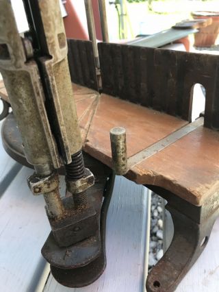 Vintage Stanley 246 Miter Box Saw 8