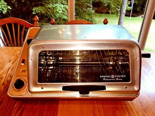 General Electric Rotisserie Oven Broiler Vintage Space Age Retro Mid GE 17R20 3