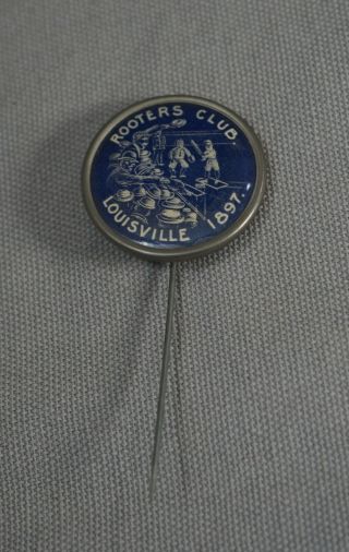 RARE 1897 LOUISVILLE COLONELS ROOTERS CLUB BASEBALL PIN PINBACK BUTTON 6