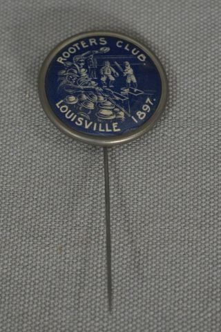 RARE 1897 LOUISVILLE COLONELS ROOTERS CLUB BASEBALL PIN PINBACK BUTTON 7