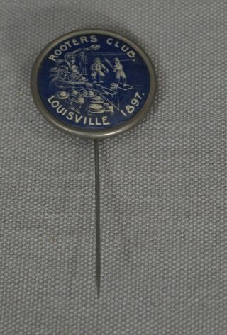 RARE 1897 LOUISVILLE COLONELS ROOTERS CLUB BASEBALL PIN PINBACK BUTTON 8