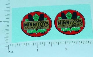 Otaco Minnitoys Round Logo Replacement Stickers Mn - 001
