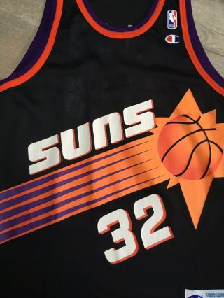 Vintage Champion NBA Phoenix Suns Jason Kidd Jersey Sz 44 Men’s 1990s Barkley 2