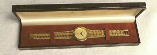 Gucci Gold Plated 33mm Face Mens Watch 3300m Swiss Made Really Watch