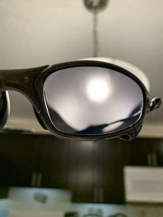 Oakley X - Metal Juliet polished frame,  Blue Iridium Lens RARE - hammer stems 8